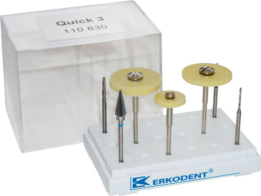 Erkodent - Finishing set Quick 3